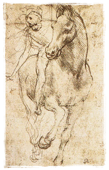 DaVinci Horse & Rider